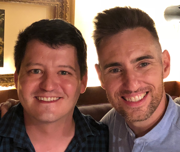 Nathan Martin and Mark Dugdale on 6 July 2018