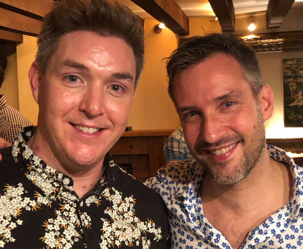 Ben Francis and Magnus Gilljam on 31 August 2018